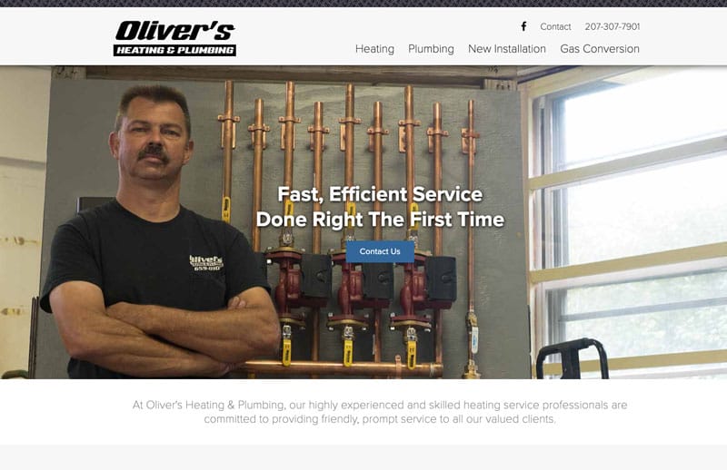 Oliver's Heating & Plumbing Links  Design Bangor, ME